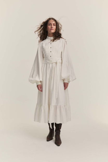 White Billow Dress