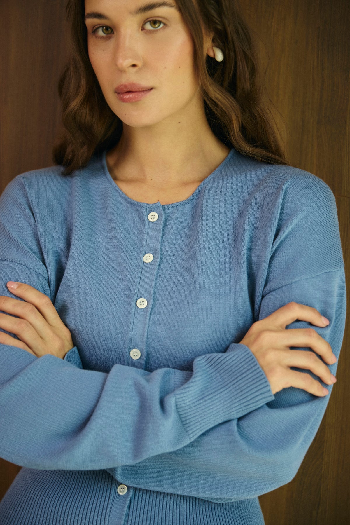 Dusty Blue Cardigan