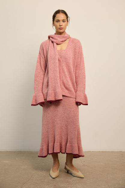 Blush Knit Scarf