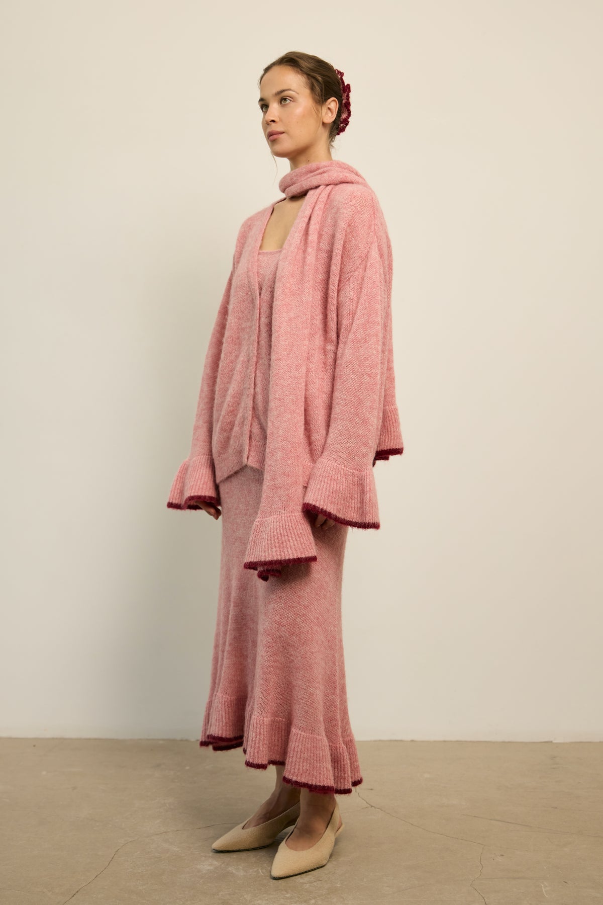 Blush Knit Scarf