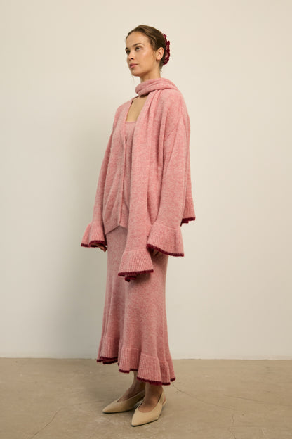 Blush Knit Scarf