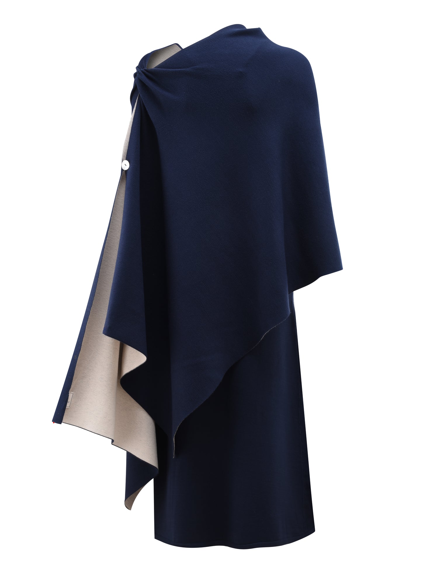 Navy Cloud Knit Dress
