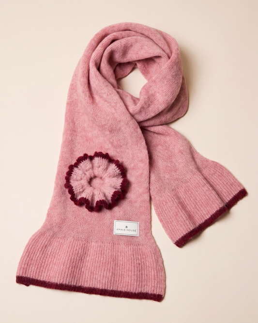 Blush Knit Scarf