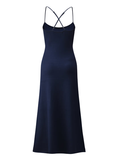 Navy Cloud Knit Dress